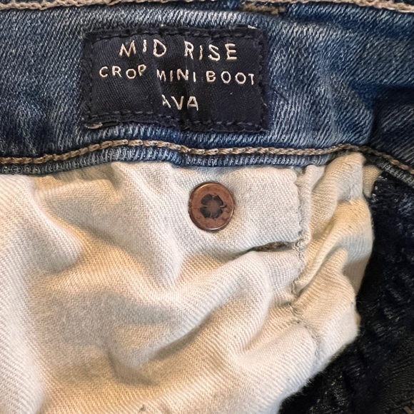 Lucky Brand Mid Rise Ava Crop Mini Boot Jeans Women’s Size 14 - Picture 9 of 14